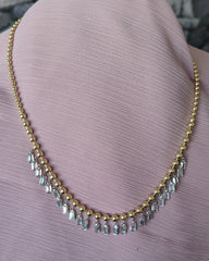 925 Silver Ball Chain Dangle Necklace – Everyday Minimal Jewelry