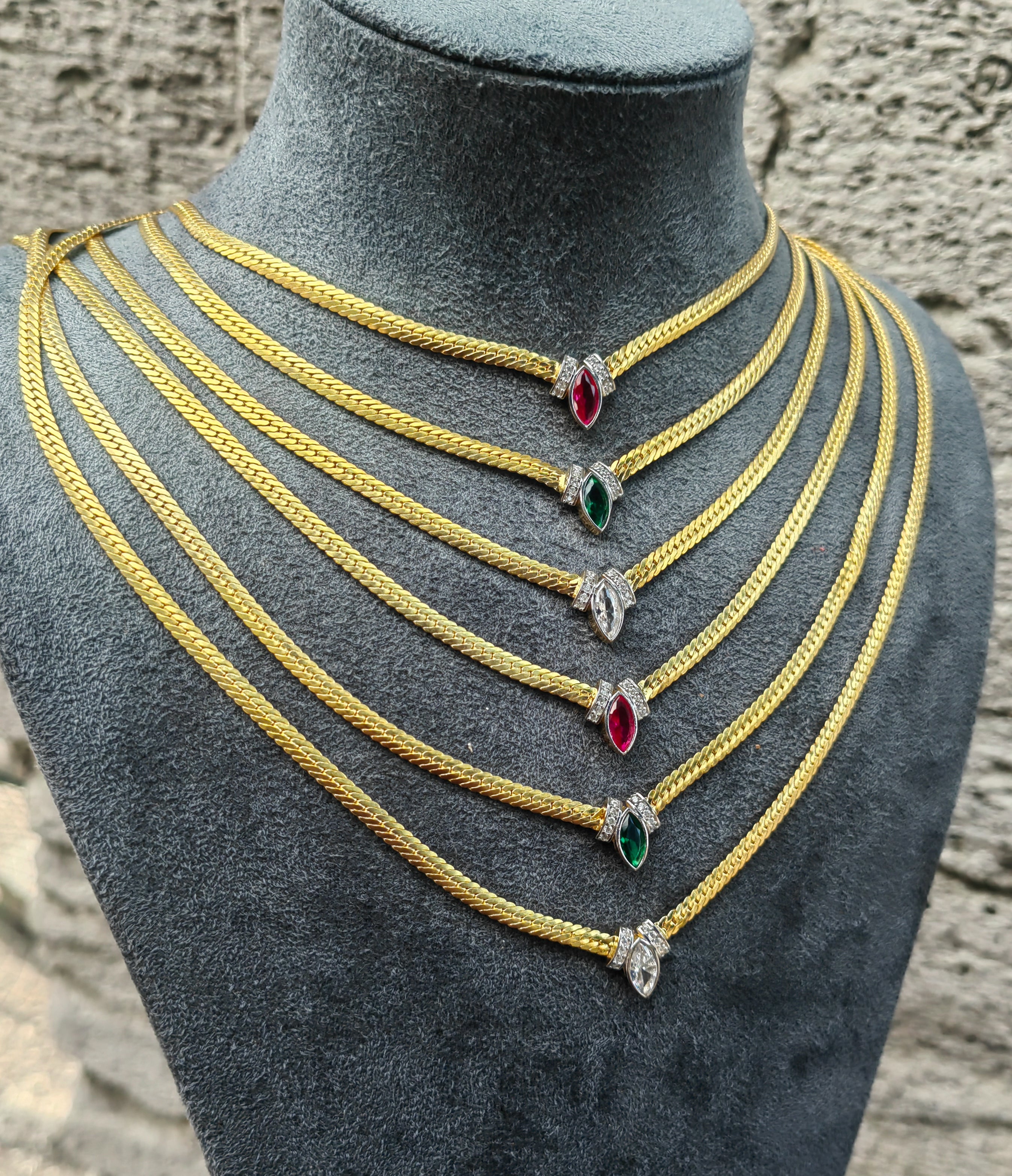 Gold Italian Chain Necklace – 925 Sterling Silver Minimalist Jewelry for Women