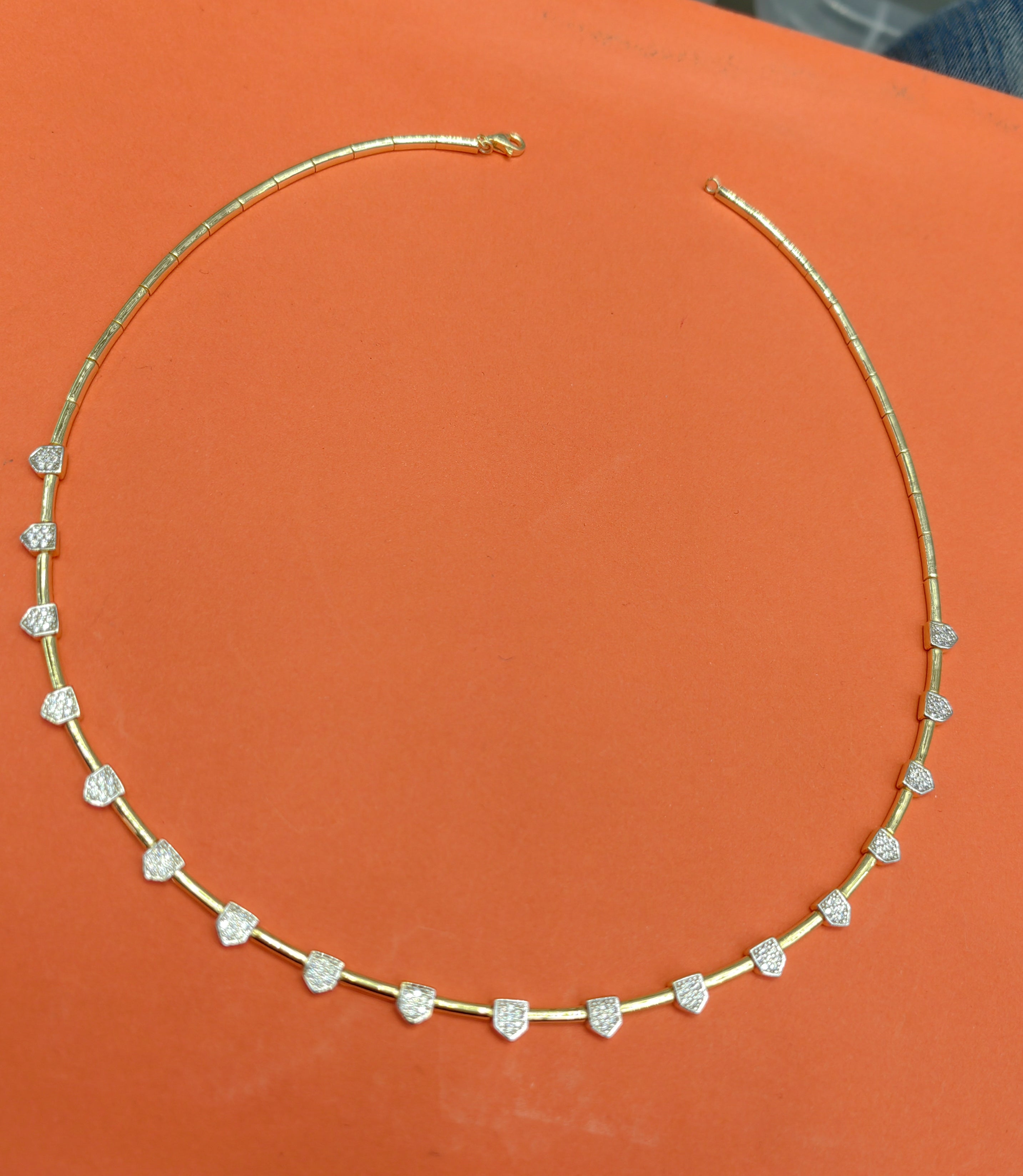 Sterling Silver Cubic Zirconia Jewelry Set – Necklace and Bracelet Gift for Her