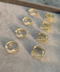 Silver Square Shape Ring – Elegant Minimalist Jewelry Gift - Adjustable