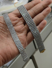 2mm or 1.5mm White CZ Four Prong Tennis Bracelet – Diamond Look Silver
