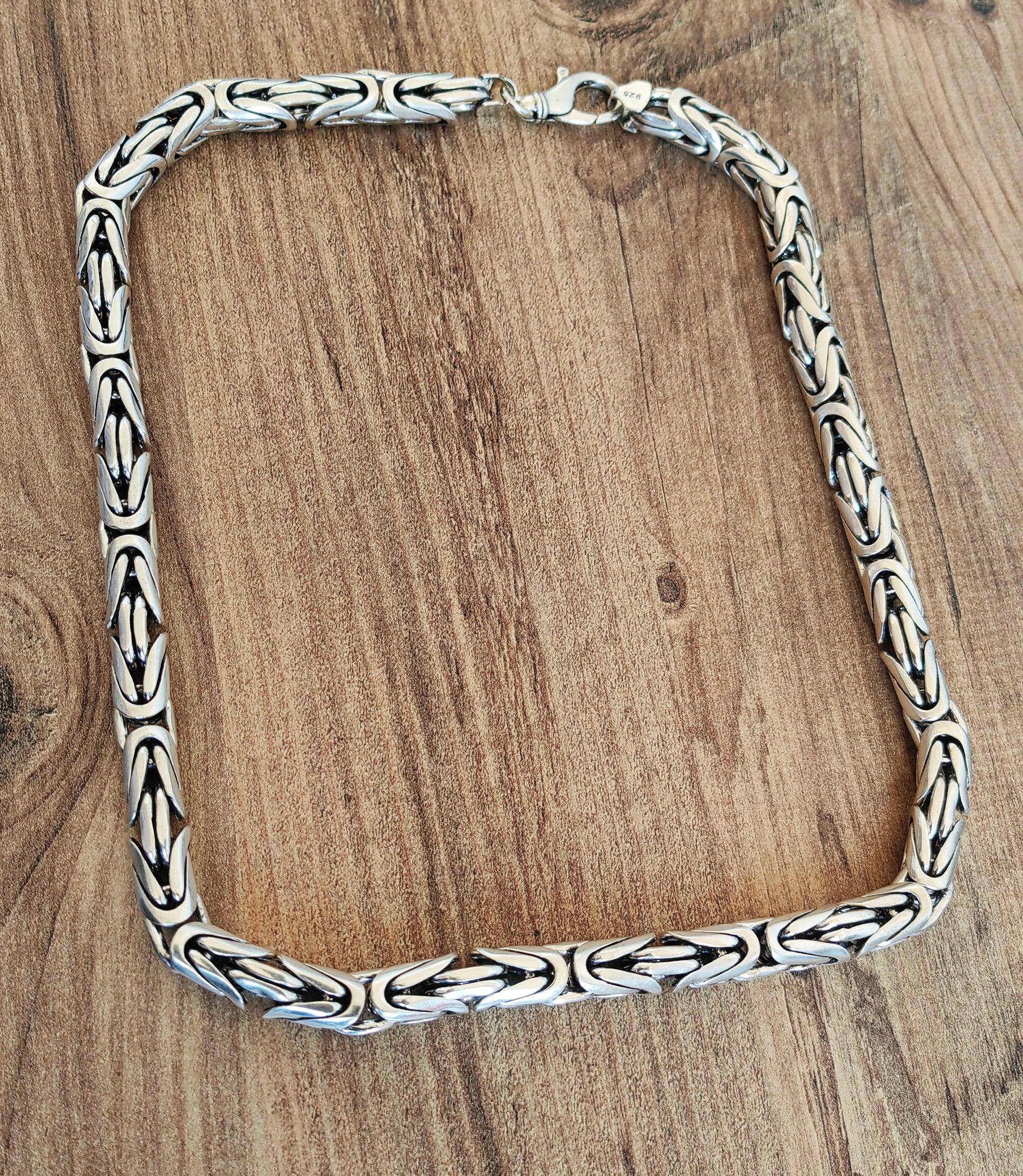 King Necklace for Men – Sterling Silver Crown Pendant, Masculine Statement Jewelry
