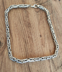 King Necklace for Men – Sterling Silver Crown Pendant, Masculine Statement Jewelry
