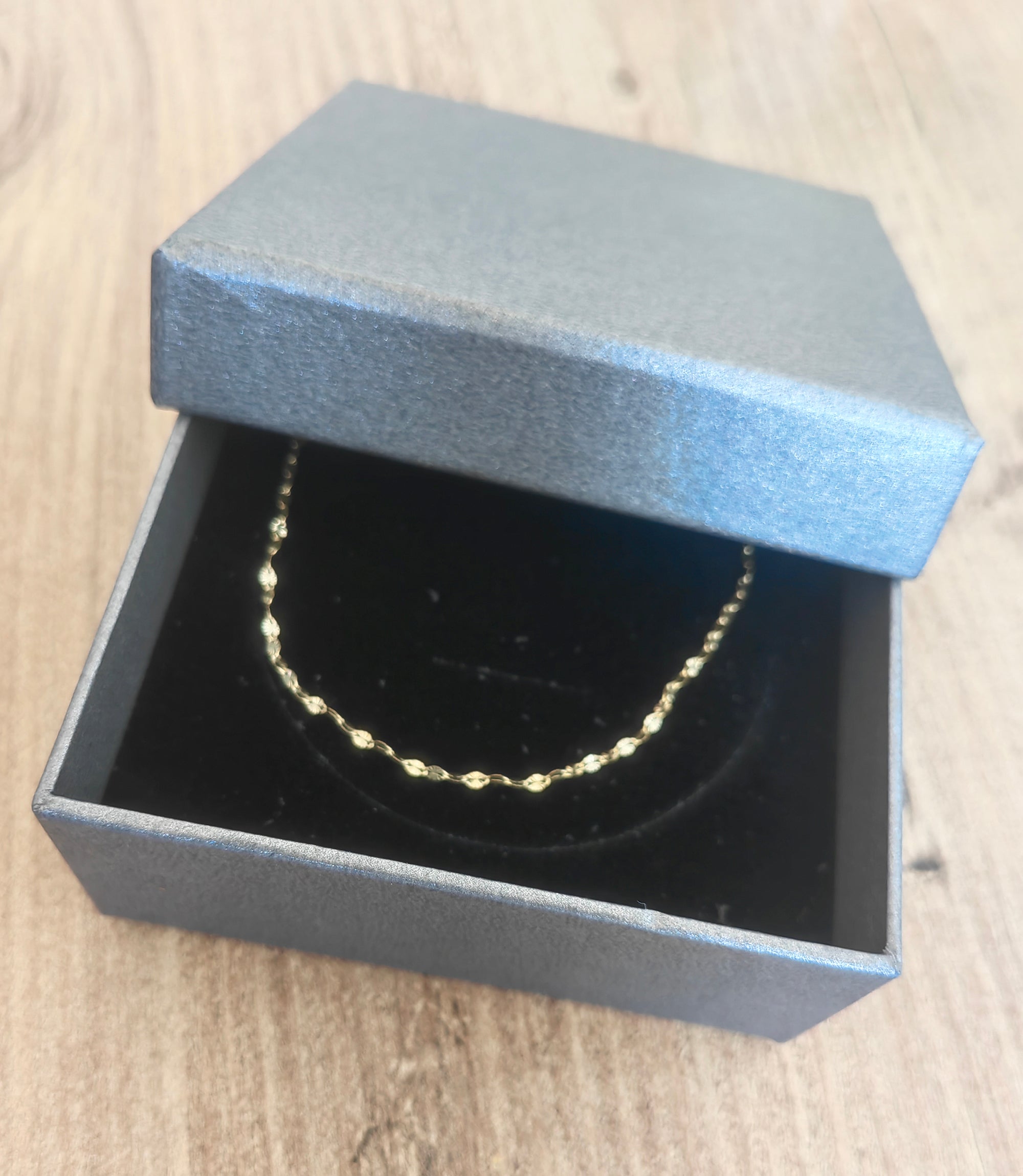 14K Solid Gold Crushed Forzentina Necklace, 585 Real Gold Chain for Men & Women, 1.80 mm Elegant Jewelry