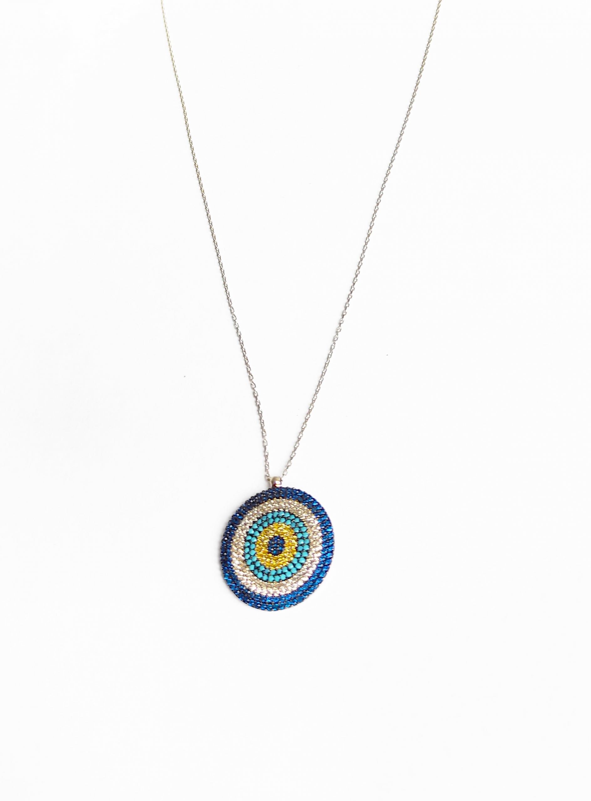 Medium Classic Evil Eye Bead Necklace