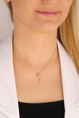 Sterling Silver Angel Necklace, Tibetan silver necklace, customise Tibetan silver angel wing pendant