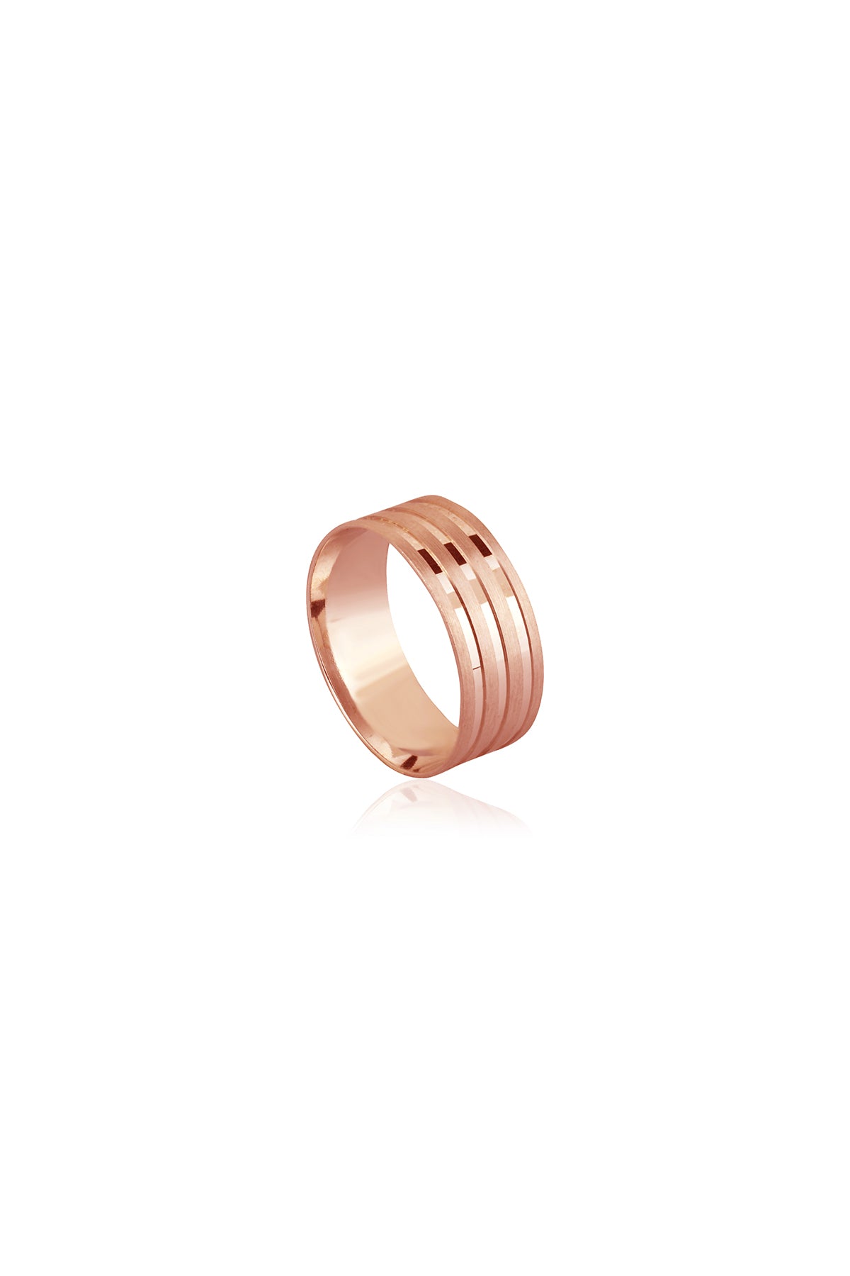 Sterling Silver Men’s Wedding Ring – Simple Flat Band for Groom