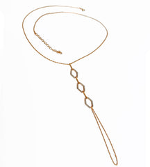 Row Hexagon Model Silver Hand Bracelet for Women