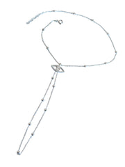 Ball Chain Eye Hand Bracelet – Sterling Silver Slave Bracelet