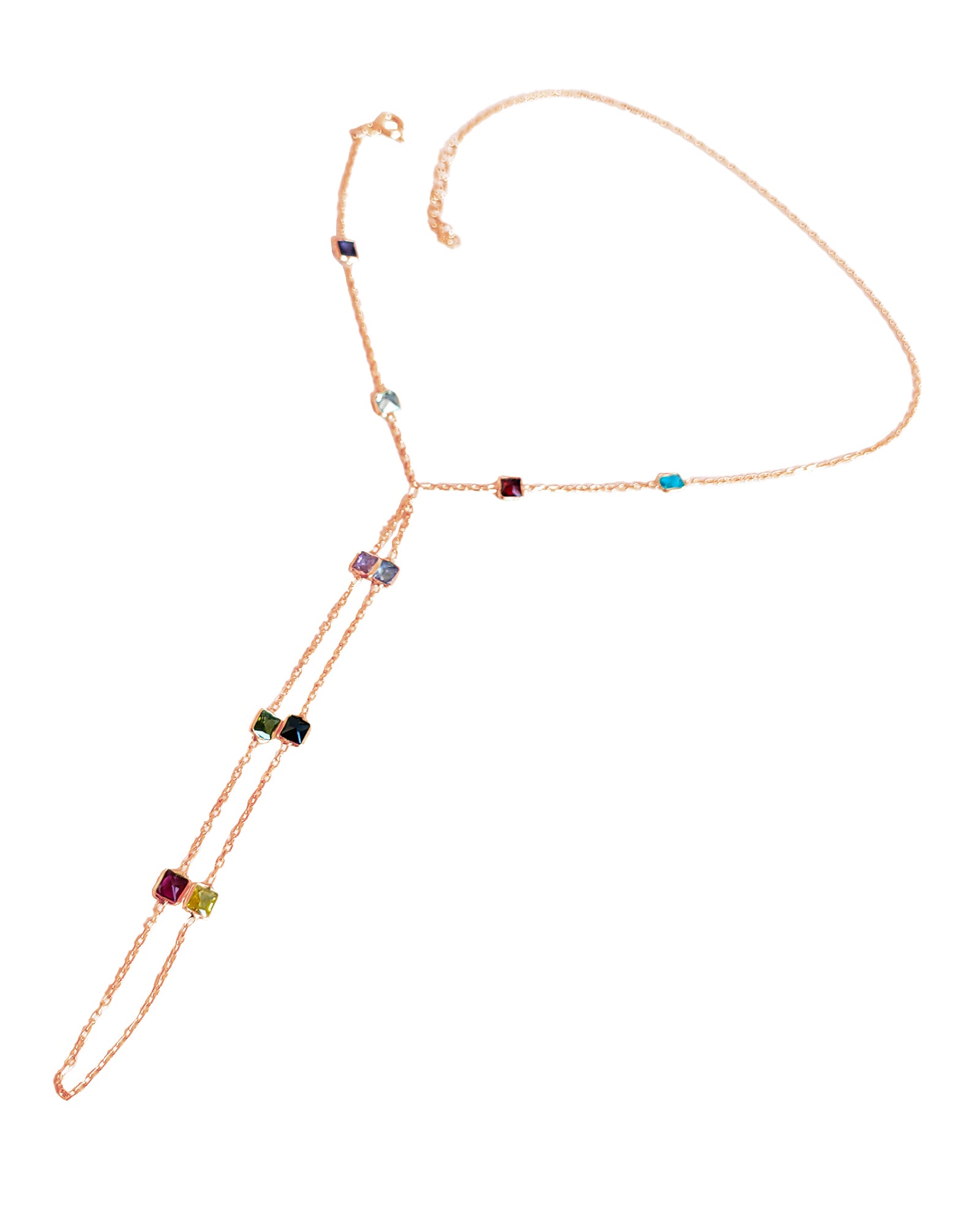 925 Sterling Silver Slave Bracelet with Colorful Stones – Eye-Catching Hand Jewelry