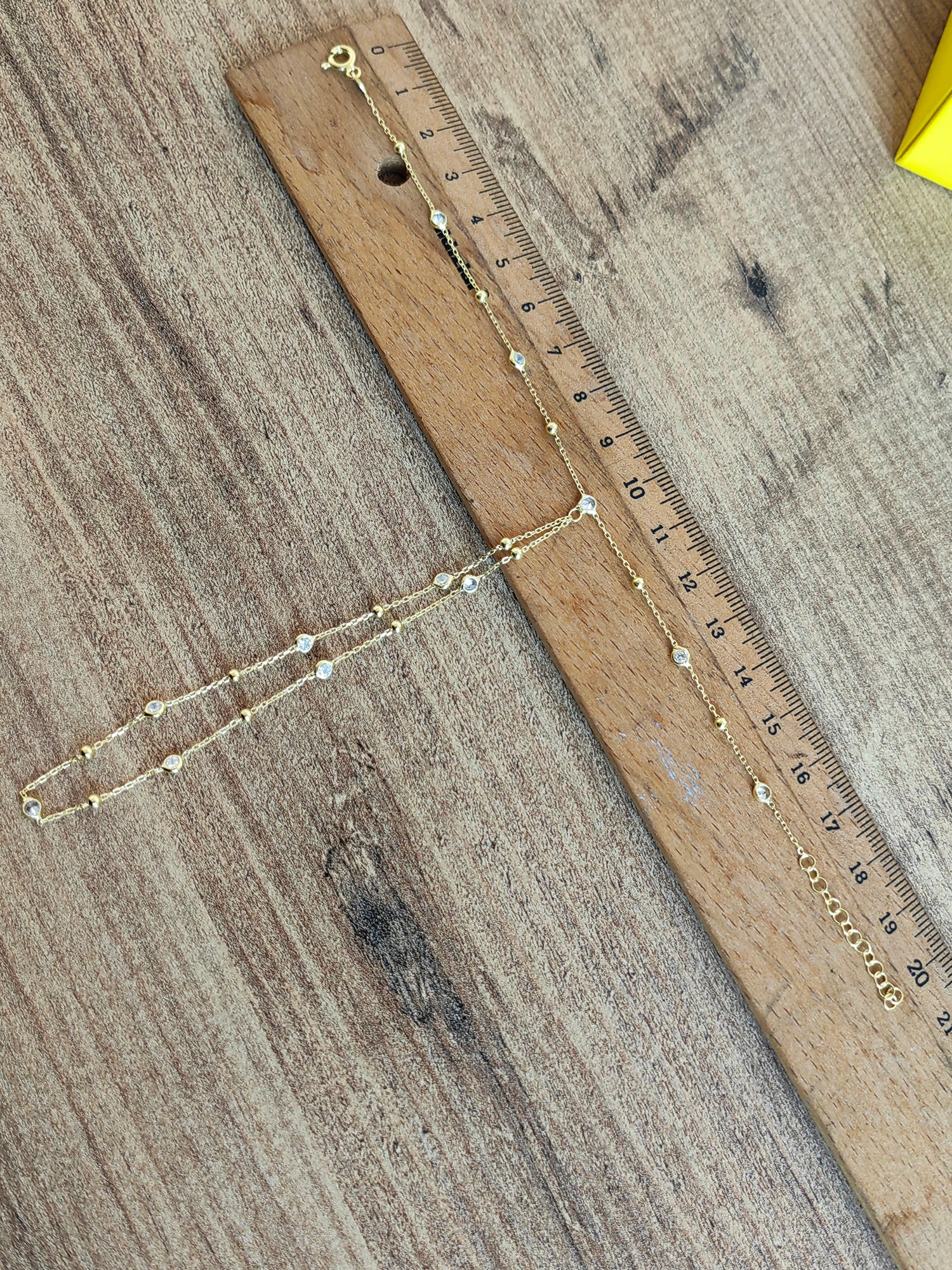 Beaded Chain and Gemstone Silver Slave Bracelet – Trendy Hand Chain Jewelry turkish gold jewelry wholesale шахмаран браслет