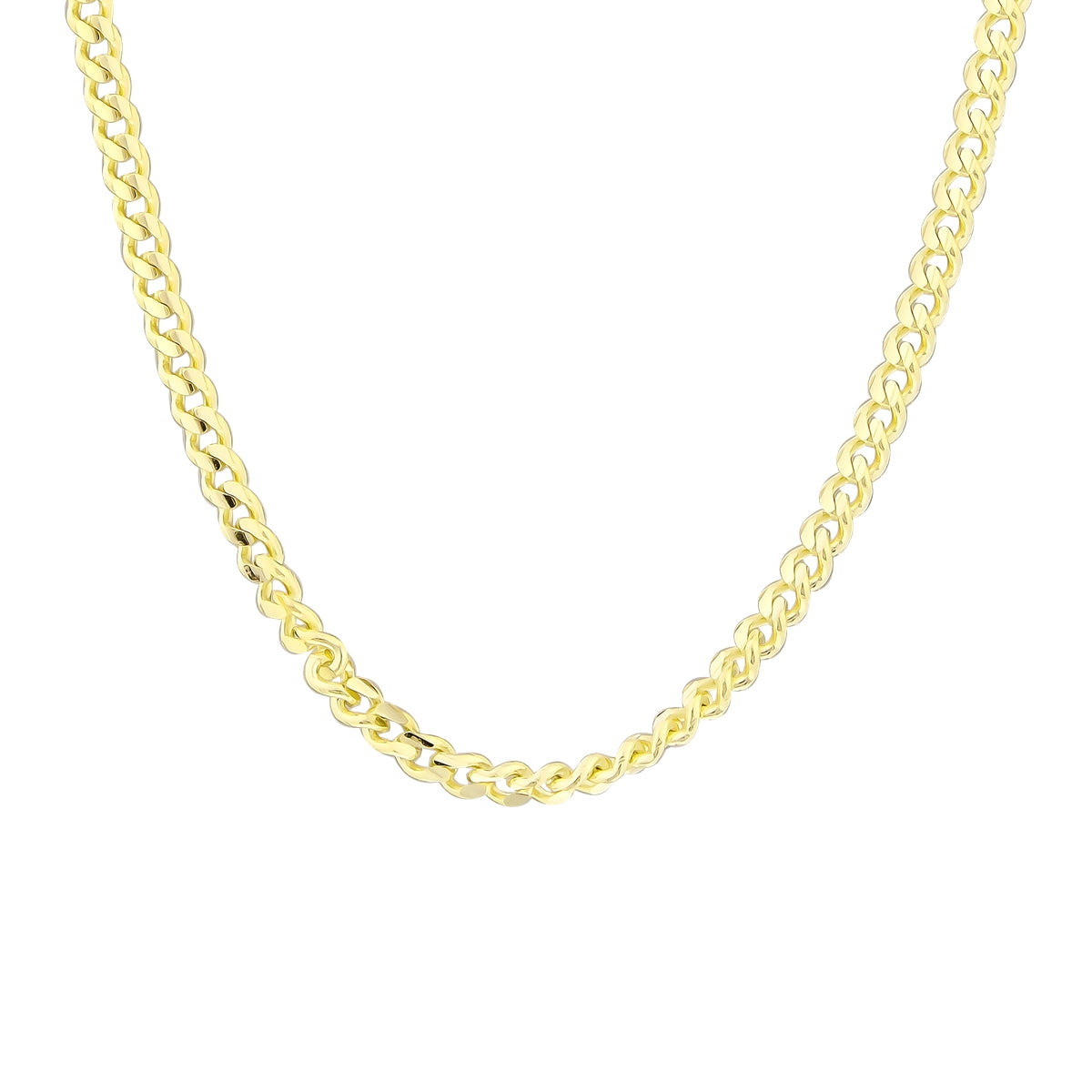 Miami Cuban Link Chain Necklace 0.84mm to 4.2 mm Inches Real 14K Yellow Gold