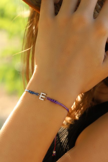 Diamond Pavé Personalized Block Letter Bracelet – Ashley Schenkein Jewelry  Design